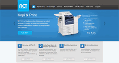 Desktop Screenshot of nctas.dk